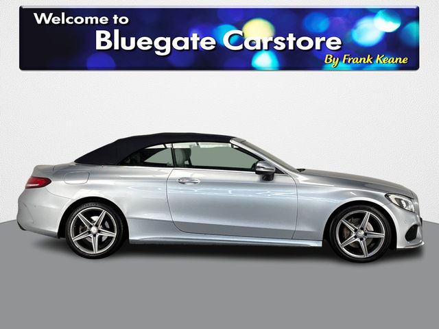 Image for 2017 Mercedes-Benz C Class C SERIES D AMG LINE 2DR CONVERTIBLE**CREAM LEATHER INTERIOR**FRONT HEATED ELECTRIC SEATS**KEYLESS START**DIGITAL MEDIA DISPLAY**BLUETOOTH**DYNAMIC DRIVE MODES**18"AMG ALLOYS**FINANCE ARRANGED**