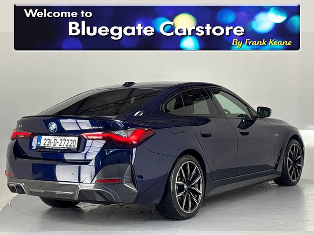 Image for 2023 BMW i4 EDRIVE40 340BHP **Digital Dash**Touchscreen Media**Heads Up Display**Harman/Kardon Sound System**Apple CarPlay**Reverse Camera**Foldable Mirrors**Cream Leather Interior**Heated Seats**Isofix**