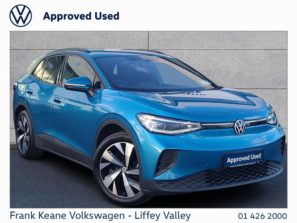 Image for 2024 Volkswagen ID.4 77KWH PRO PLUS 286BHP *COSTA AZUL BLUE* *LONGER RANGE* *ELECTRIC TAILGATE* *IQ HEADLIGHTS* *REAR VIEW CAMERA* *PCP FINANCE FROM €384PM* *BATTERY CERTIFIED*