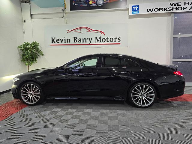 Image for 2020 Mercedes-Benz CLS Class 220D AMG LINE PREMIUM AUTOMATIC **ORIGINAL IRISH CAR / 20" AMG ALLOYS / APPLE CARPLAY & ANDROID AUTO / CRUISE CONTROL / ELECTRIC & HEATED SEATS / FULL BEIGE LEATHER / SAT NAV / REVERSE CAMERA**
