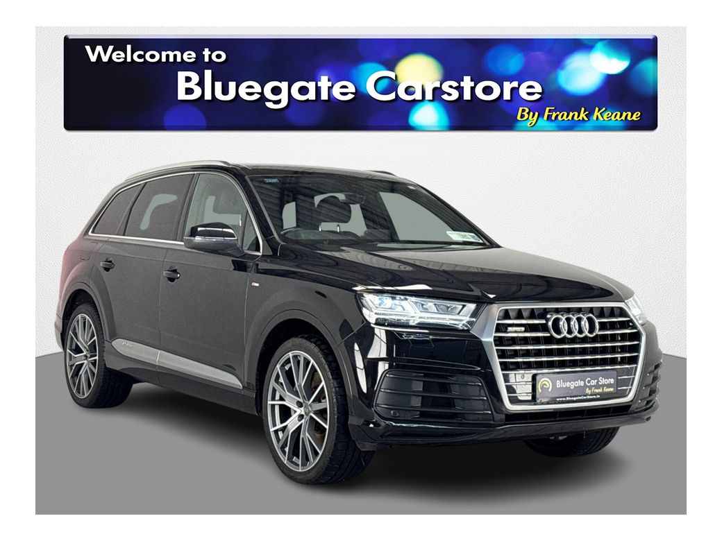 Image for 2018 Audi Q7 3.0 TDI S LINE Q 7 SEATER NEW NCT**FRONT HEATED SEATS**HALF LEATHER INTERIOR**FOUR ZONE CLIMATE CONTROL**MULTIFUNCTIONAL STEERING WHEEL**DRIVE MODES**PARKING SENSORS**DIGITAL MEDIA DISPLAY**