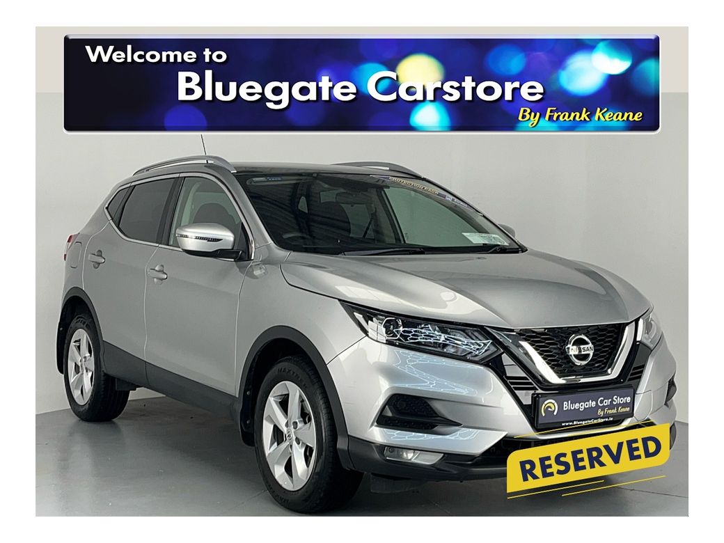 Image for 2020 Nissan Qashqai 1.3**SEMI DIGITAL DASH**PANORAMIC ROOF**TOUCH SCREEN MEDIA**DUAL CLIMATE CONTROL**REVERSE CAMERA**MULTIFUNCTIONAL STEERING WHEEL**BLACK CLOTH INTERIOR**ELECTRIC HANDBRAKE**FINANCE AVAILABLE**