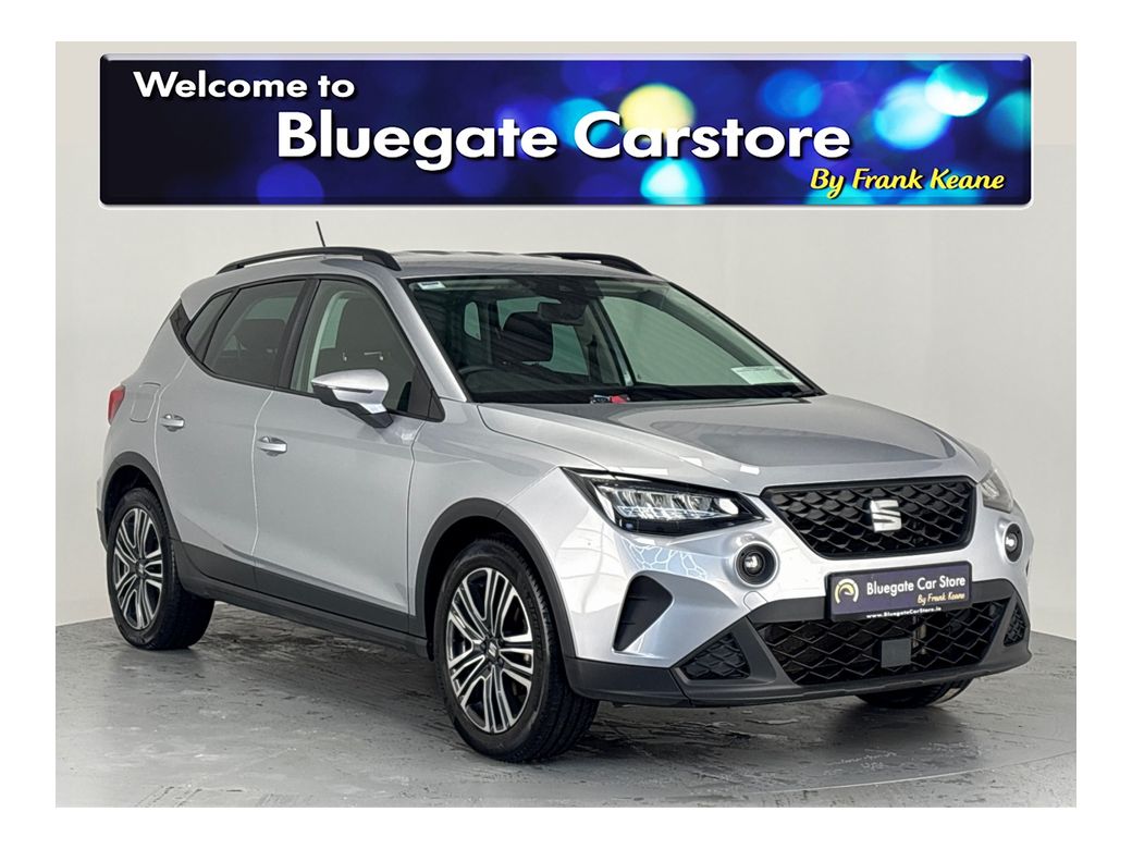 Image for 2022 SEAT Arona 1.0 TSI 95BHP**MULTIFUNCTIONAL STEERING WHEEL**TOUCH SCREEN MEDIA DISPLAY**PARKING SENSORS**BLACK CLOTH INTERIOR**APPLECARPLAY/ANDROID AUTO**AIR CONDITIONING**FINANCE AVAILABLE**