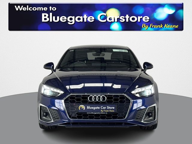 Image for 2020 Audi A5 2.0 TDI S LINE 35**NEW22"ALLOYS**FRONT HEATED SEATS**HALF LEATHER INTERIOR**DUAL CLIMATE CONTROL**DRIVE SELECT MODES**REVERSE CAMERA**PARKING SENSORS**ADAPTIVE CRUISE CONTROL**KEYLESS START**