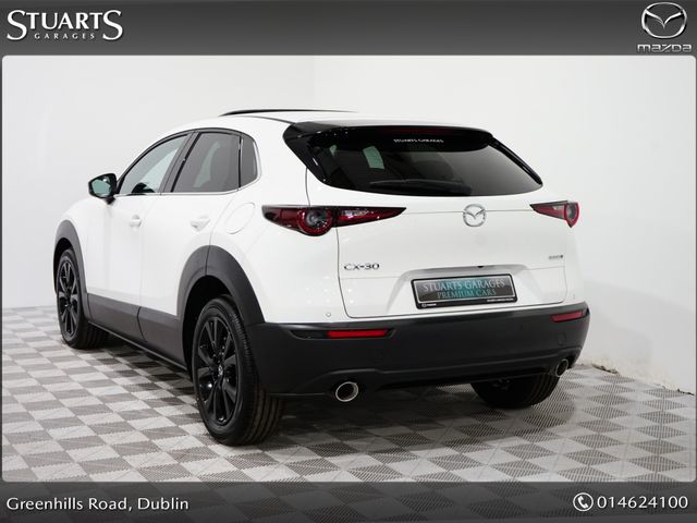 Image for 2025 Mazda CX-30 CX-30 2.0 SKY-X 186PS SUNROOF HOMURA*ELECTRIC TAILGATE, KEYLESS, HEADS UP, NAV, TRAFFIC SIGN RECOGNITION, REAR CAMERA, ADAP CRUISE, LANE DEPARTURE, HEATED SEATS, DUAL CLIMATE, BLIND SPOT DETECTION, 