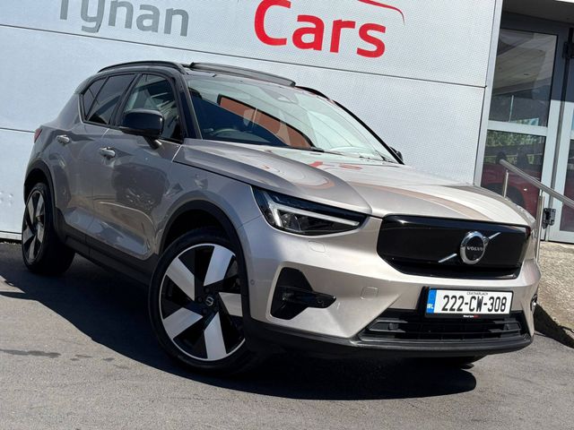 Image for 2022 Volvo XC40 Recharge Ultimate, 20" Alloys, Electric & Heated Seats, 360 Camera, Electric Tailgate - First Registered July 2022 - Trade in Price €25, 999