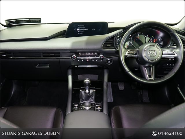 Image for 2021 Mazda Mazda3 1.8D 4DR Platinum Sport 4DR*MAZDA 3 1.8D PLATINUM SPORT*BLACK LEATHER HEATED ELECTRIC MEMORY SEATS, BOSE SOUND SYSTEM, ADAPTIVE LED LIGHTING, PRIVACY GLASS, 18 INCH CHROME ALLYS, KEYLESS, HEADS U
