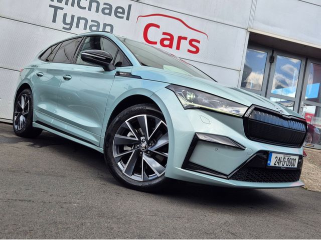 Image for 2024 Skoda Enyaq Enyaq 85 Sportline Plus, 20” Alloys, Alcantara Sports Seats, Heated Seats, Heated Steering Wheel, CarPlay/Android Auto, Electric Tailgate - First Registered February 2024 - Trade in Price €37, 888