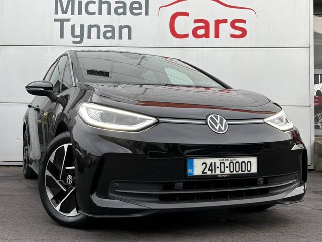 Image for 2024 Volkswagen ID.3 Pro Match 58KWH Life, 204bhp, 18” Alloys, Climate, Heated Seats, CarPlay - First registered in March 2024 - Trade in Price €27, 444