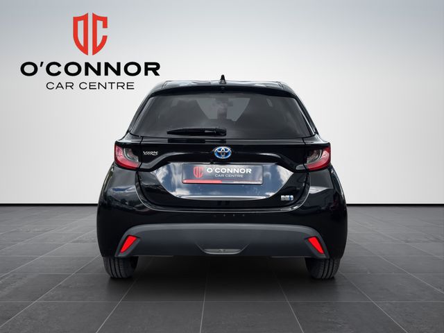 Image for 2021 Toyota Yaris Black, hybrid and easy on fuel — this Yaris just makes sense.