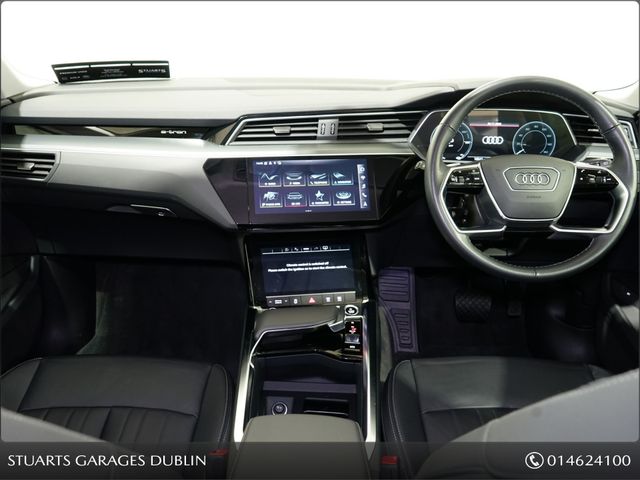 Image for 2023 Audi Q8 e-tron Q8 50 E-TRON QUATTRO SPORT: MYTHOS BLACK WITH VALCONA LEATHER, 21” DIAMOND CUT ALLOYS, FULL ELECTRIC SEATS WITH MEMORY, HEATED FRONT SEATS