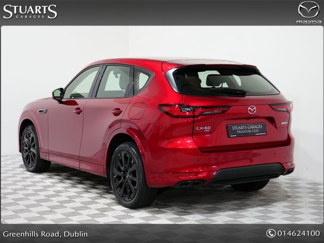 Image for 2024 Mazda CX-60 HOMURA, DRIVERS ASSISTANCE PACK, SOUL RED WITH BLACK LEATHER , RADAR CRUISE WITH MAZDA PILOT ASSIST, ADAPTIVE LED HEADLIGHTS, HEATED AND VENTILATED SEATS, HEATED STEERING WHEEL, REAR CAMERA, LED HEADL
