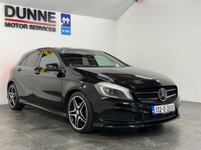 Image for 2013 Mercedes-Benz A 180 **AMG **CRUISE CONTROL **REVERSING CAMERA **ELECTRIC MEMORY SEATS **FRONT AND REAR PARKING SENSORS **HALF LEATHER HALF ALCANTARA BUCKET SEATS **MULTI FUNCTION STEERING WHEEL **MULTI FUNCTION CENTRE