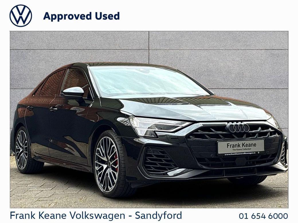 Image for 2025 Audi S3 Panoramic Roof *S3* Saloon 2.0TFSI 333HP Quattro @Frank Keane Volkswagen South Dublin
