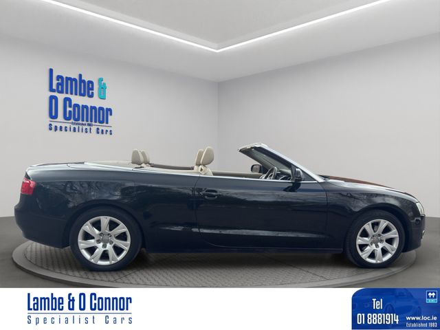 Image for 2010 Audi A5 CABRIOLET 2.0 TDI SE * BLACK / CREAM LEATHER * SERVICE HISTORY * NEW T/BELT *BEST AVAILABLE *