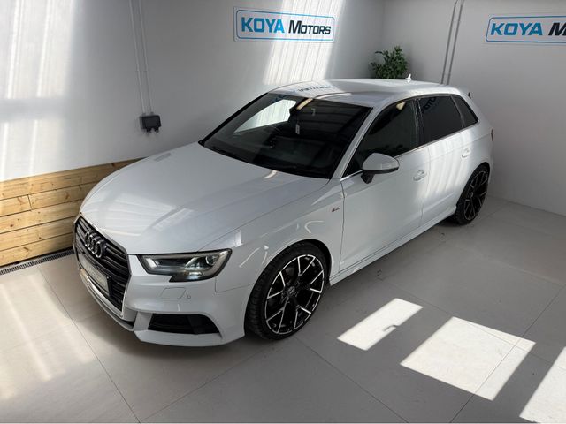 Image for 2017 Audi A3 1.4 TFSI S LINE PRO EDITION PETROL AUTOMATIC // VIRTUAL DASH // HALF LEATHER // PARK ASSIST W/ REVERSING CAMERA // FACTORY BLACK EDITION // FLAT BOTTOM STEERING WHEEL // UPGRADED AUDI SPORT ALLOYS