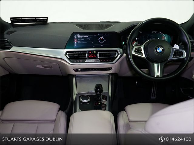 Image for 2021 BMW 4 Series 420I M SPORT PETROL AUTO*BLACK SAPHAIRE WITH OYSTER LEATHER, APPLE CARPLAY / ANDROID AUTO, M SPORT PRO PACK, RED CALIPERS, PRIVACT GLASS, AMBIENT LIGHTING*