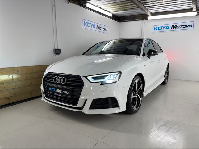 Image for 2019 Audi A3 Saloon 1.0 30 TFSI LIMOUSINE 116HP S LINE BLACK EDITION // IRISH CAR FROM NEW // FULL AUDI MAIN DEALER HISTORY // FACTORY BLACK EDITION // FLAT BOTTOM STEERING WHEEL // UPGRADED AUDI SPORT ALLOYS