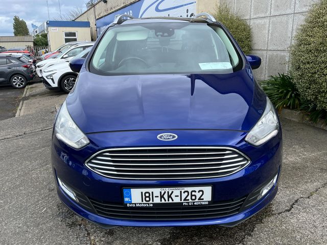 Image for 2018 Ford Grand C-Max 7 SEATER TITANIUM 1.5 DIESEL //PANORAMIC GLASS ROOF//SAT NAV//KEYLESS ENTRY//SLIDING REAR DOORS//POWER TAILGATE//