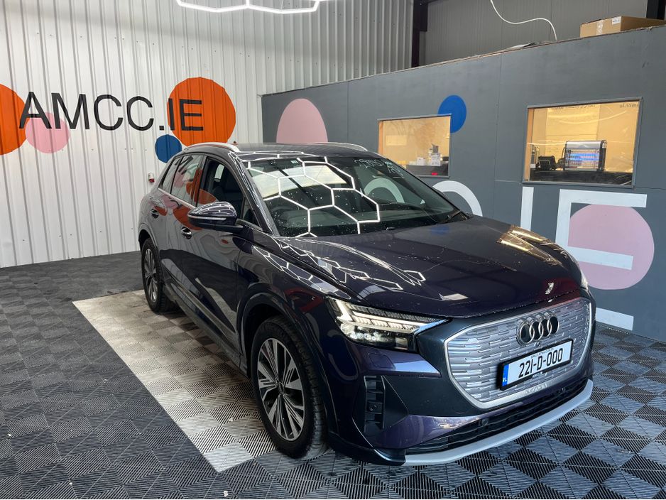 Image for 2022 Audi Q4 e-tron €27950 2022 AUDI Q4 E-TRON 40 ADVANCED AUTOMATIC / CRUISE CONTROL / 360° CAMERA / HEATED SEATS / PADDLE SHIFTERS / AMBIENT LIGHTS / APPLE CARPLAY AND MORE