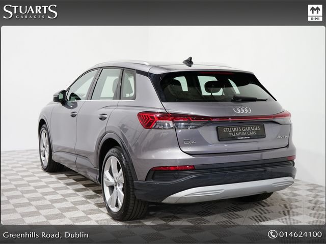 Image for 2022 Audi Q4 *IRISH CAR, 1 OWNER* 40 – BIGGER BATTERY* Q4 E-TRON SPORT SUV: TYPHOON GREY WITH BLACK LEATHER, 20” S/LINE ALLOYS, HEATED SEATS, REVERSING CAMERA