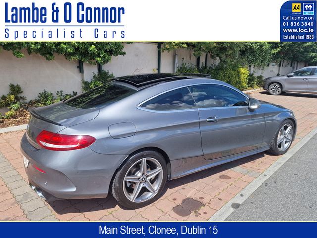 Image for 2016 Mercedes-Benz C Class C 220 D COUPE * AMG LINE * PREMIUM PLUS * SELENITE GRAY * PAN ROOF * ELEC SEATS * REVERSE CAMERA * HEATED SEATS * KEYLESS - GO * 