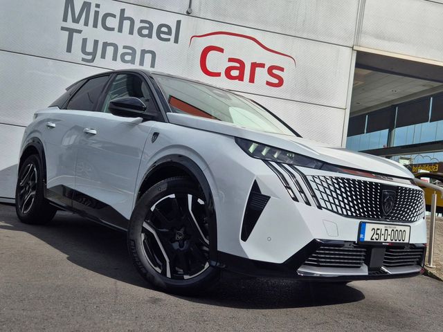 Image for 2025 Peugeot 3008 GT Line 73kwh Auto (210bhp) Tinted Glass, 20" Alloys, Camera, CarPlay, 1/2 Leather - First Registered January 2025 - Trade in Price €33, 888