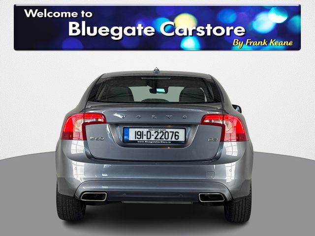 Image for 2019 Volvo S60 D2 SE*NEW 19"ALLOYS*HEATED MULTIFUNCTIONAL STEERING WHEEL**FRONT HEATED SEATS**BLACK LEATHER INTERIOR**DUAL CLIMATE CONTROL**DIGITAL MEDIA DISPLAY**DIGITAL DASH**ELECTRIC HANDBRAKE**FINANCE ARRANGED**