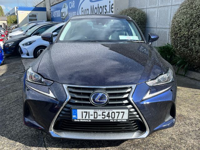 Image for 2017 Lexus IS 300h EXECUTIVE AUTOMATIC HYBRID 2.5 PETROL //LOW MILES//HALF LEATHER HEATED SEATS//REVERSE CAMERA//KEYLESS ENTRY//ADAPTIVE CRUISE CONTROL//