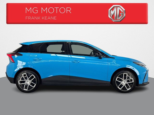 Image for 2024 MG 4 Long Range *BLACK INTERIOR**TOP SPEC **APPLE CARPLAY**ANDROID AUTO**TOUCHSCREEN INFOTAINMENT SYSTEM**DIGITAL DASHBOARD**LANE ASSIST**FULL 360 CAMERAS**HALF LEATHER SEATS**RANGE EXTENDER CAPS**