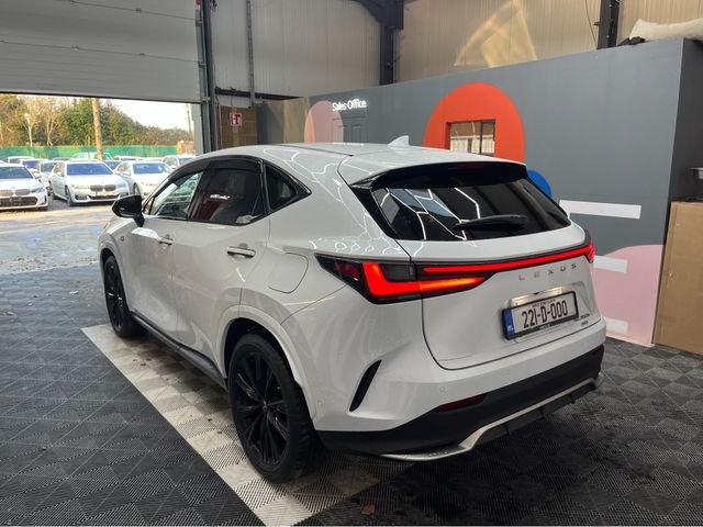 Image for 2022 Lexus NX €46950 2022 LEXUS NX350H F SPORT 2.5 AUTOMATIC / CRUISE CONTROL / 360° CAMERA / ELECTRIC MEMORY & HEATED SEATS / HEATED STEERING WHEEL / PADDLE SHIFTERS AND MORE