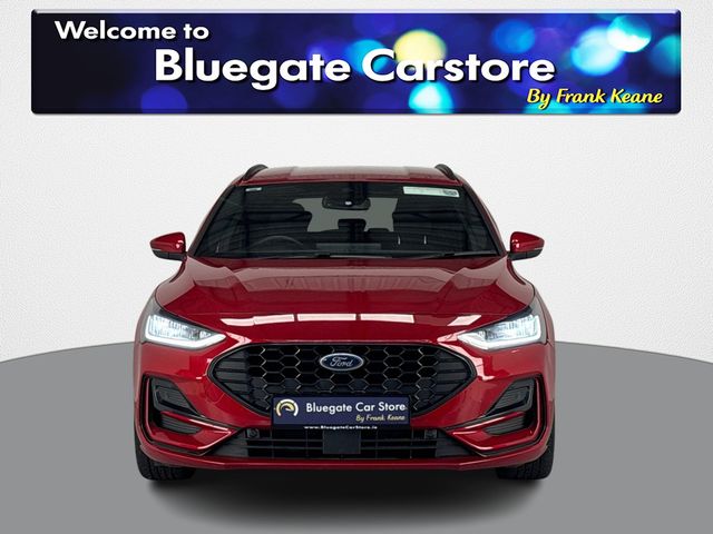 Image for 2024 Ford Focus ST-LINE 1.0T MHEV ESTATE**FRONT HEATED SEATS**HEATED MULTIFUNCTIONAL STEERING WHEEL**TOUCH SCREEN MEDIA DISPLAY**PARKING SENSORS**APPLE CARPLAY**BLACK CLOTH INTERIOR**FINANCE ARRANGED**