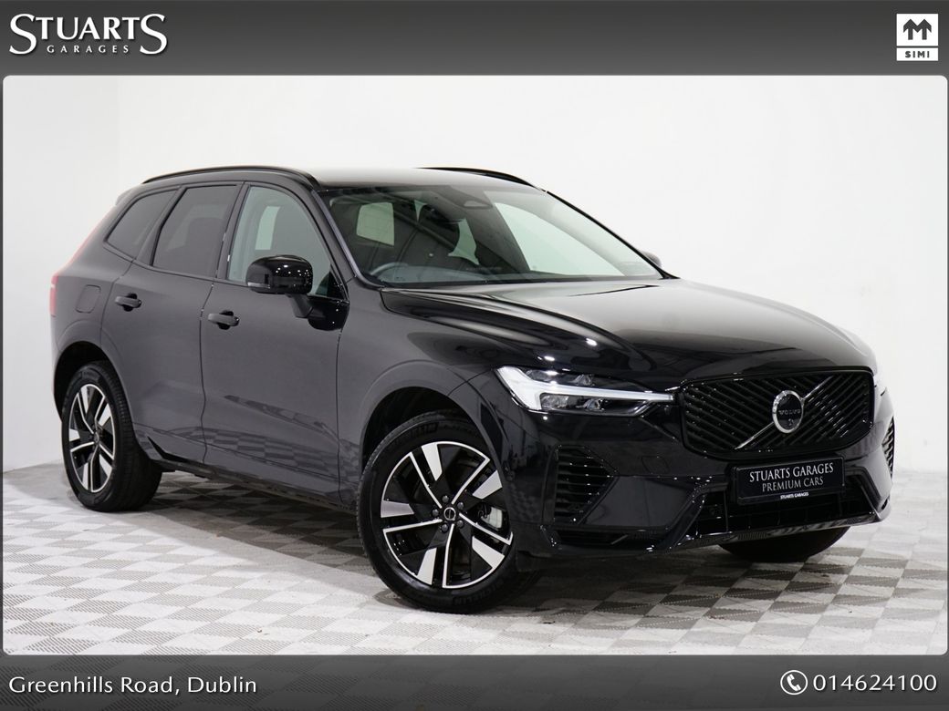 Image for 2025 Volvo XC60 “FACELIFT” T6 XC60 PLUS DARK: ONYX BLACK METALLIC WITH CHARCOAL LTHR. DIAMOND CUT ALLOYS, KEYLESS ENTRY, HEATED SEATS, ELECTRIC MEMORY SEATS