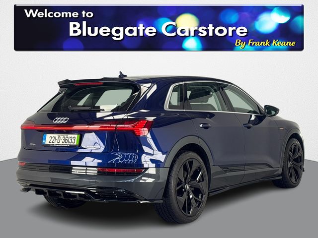 Image for 2022 Audi e-tron 50 QUATTRO WITH KIT**BLACK LEATHER INTERIOR**FRONT HEATED SEATS**TOUCH SCREEN MEDIA DISPLAY**APPLECARPLAY**REVERSE CAMERA**DRIVE SELECT MODES**ELECTRIC TAILGATE**MULTIFUNCTIONAL STEERING WHEEL**
