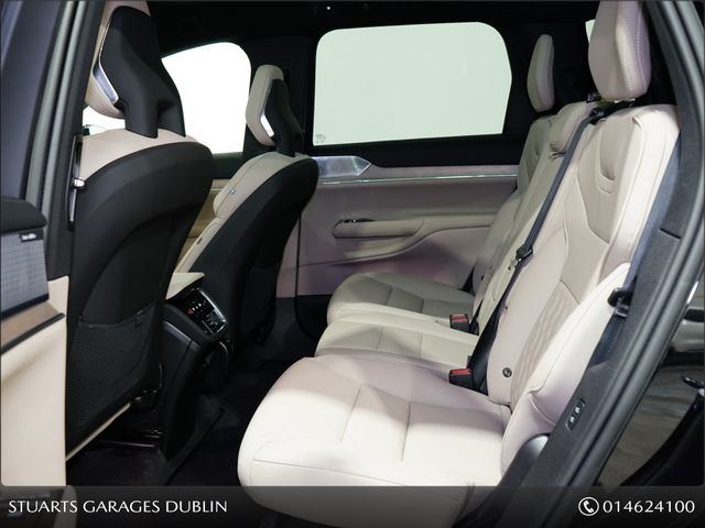 Image for 2026 Volvo EX90 EX90 ULTRA PERFORMANCE TWIN MOTOR: 7 SEATS, ONYX BLACK METALLIC WITH CARDAMOM LEATHER, TOW PACK, 22” ALLOYS, AIR SUSPENSION, BOWERS AND WILKINS 