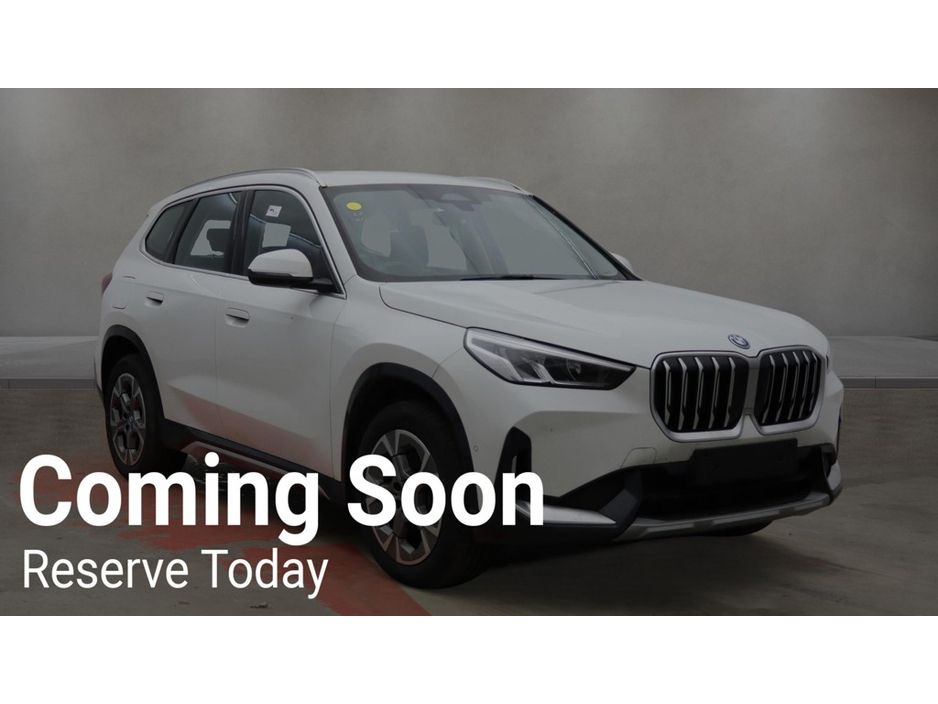 Image for 2025 BMW X1 25E X-LINE (PLUG IN HYBRID) X-DRIVE AUTOMATIC **ONE OWNER / APPLE CARPLAY / CRUISE CONTROL / FULL BLACK LEATHER / HEATED FRONT SEATS / SAT NAV / REVERSE CAMERA / BMW WARRANTY UNTIL 02/2028**