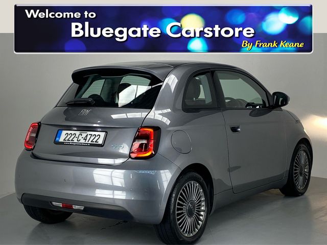 Image for 2022 Fiat 500 ICON ELECTRIC 42KWH 3DR AUTO**DIGITAL DASH**MULTIFUNCTIONAL STEERING WHEEL**PARKING SENSORS**TOUCH SCREEN MEDIA DISPLAY**SATNAV**APPLECARPLAY**16INCH ALLOYS**KEYLESS START**