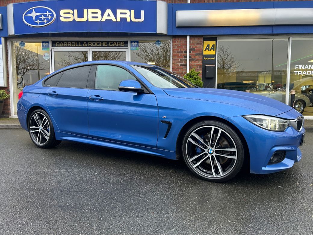 Image for 2017 BMW 4 Series D F36 M-Sport Gran-Coupe 5-Door - Stunning Estoril-Blue + Ivory Leather - Beautiful Example - Generous Trade-In & Finance Deals - Assured Dealer Warranty -