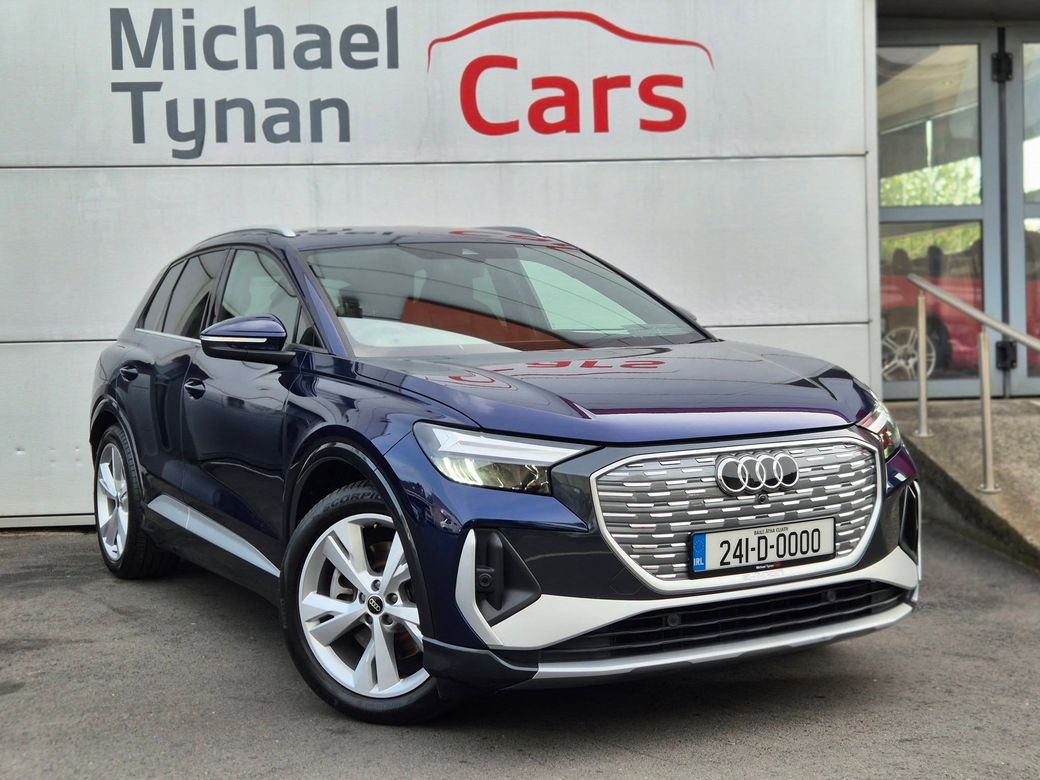 Image for 2024 Audi Q4 e-tron 40 S Line, 82kwh, 20" Alloys, Car Play, Electric Tailgate, 1/2 Leather - First Reg in March 2024 - Trade in Price €38, 555