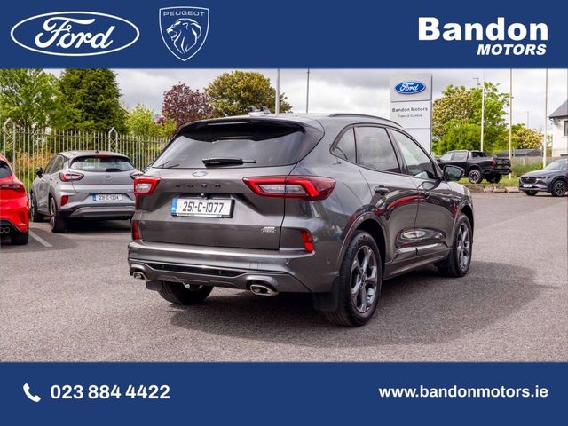 Image for 2025 Ford Kuga 2025 Ford Kuga 2.5 Duratec 225PS PHEV ST-Line X Auto. Heated steering, front and rear seats. 360 degree camera. 