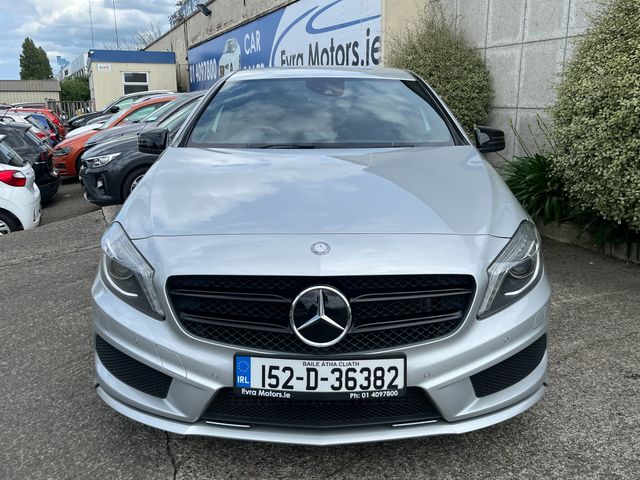 Image for 2015 Mercedes-Benz A Class AMG NIGHT EDITION AUTOMATIC 1.6 PETROL //HIGH SPEC//LOW MILES//HALF LEATHER HEATED SEATS//ADAPTIVE CRUISE CONTROL//KEYLESS ENTRY//REVERSE CAMERA//