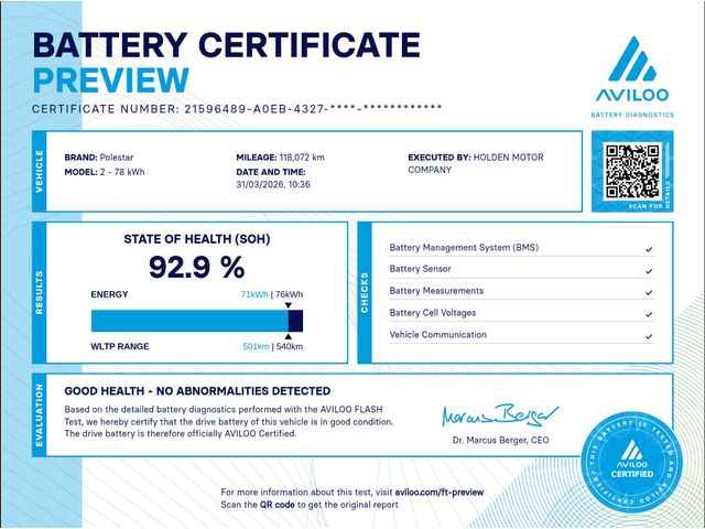 Image for 2022 Polestar 2 Pan Roof. Long Range. Dual Motor
