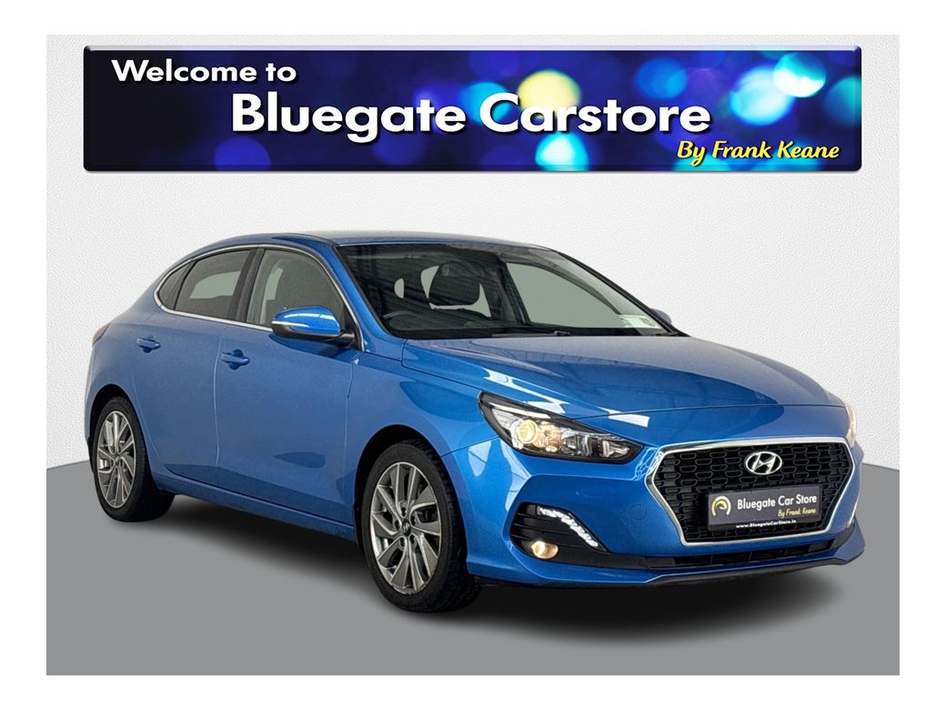 Image for 2018 Hyundai i30 I 30 FASTBACK**MULTIFUNCTIONAL STEERING WHEEL**REVERSE CAMERA**TOUCH SCREEN MEDIA DISPLAY**BLACK CLOTH INTERIOR**ELECTRIC MIRRORS**BLUETOOTH**NAVIGATION**17"ALLOYS**FINANCE AVAILABLE**