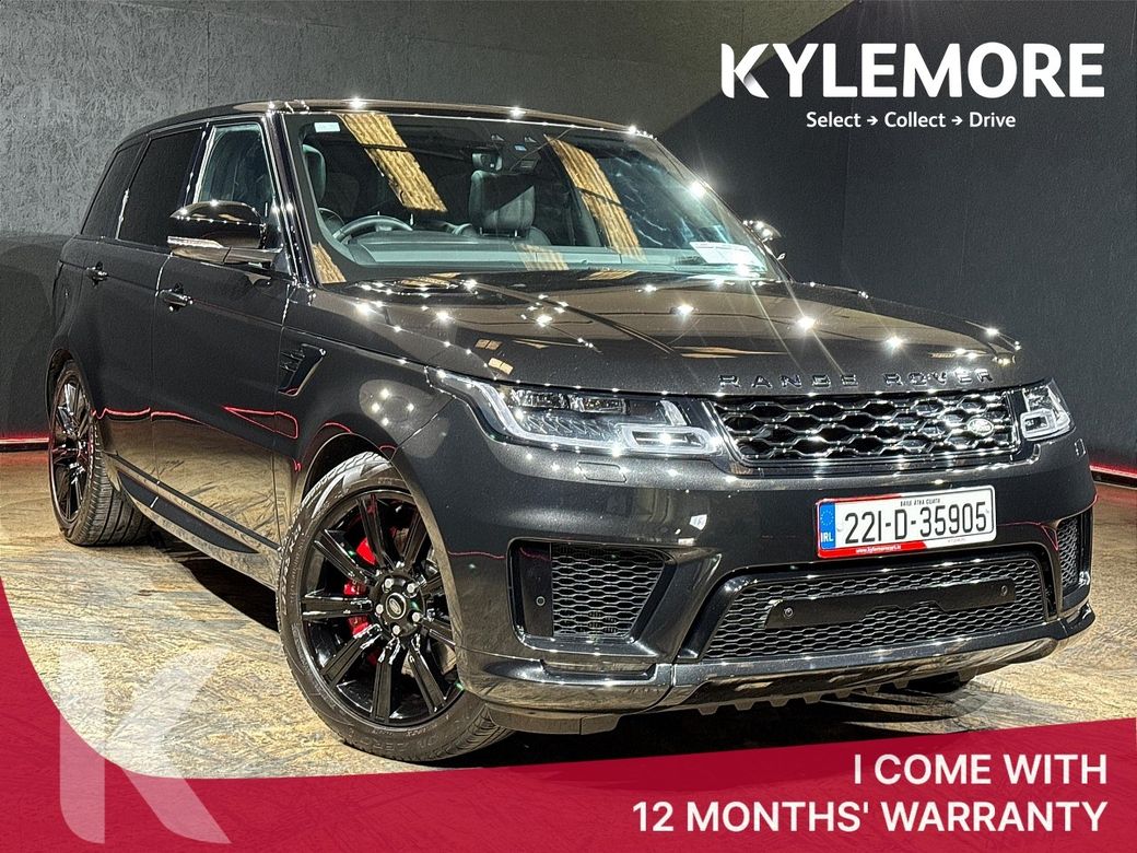 Image for 2022 Land Rover Range Rover Sport 2.0 HYBRID AUTOMATIC - REVERSE CAMERA - FULL BLACK LEATHER UPHOLSTERY - MINI FRIDGE