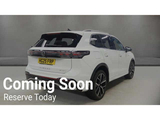 Image for 2025 Volkswagen Tiguan 1.5TSi PHEV R-LINE AUTOMATIC **ONE OWNER / NEW MODEL / APPLE CARPLAY / ADAPTIVE CRUISE CONTROL / BLIND SPOT ASSIST / HEATED & MASSAGE FRONT SEATS / HEATED STEERING WHEEL / WIRELESS PHONE CHARGING**