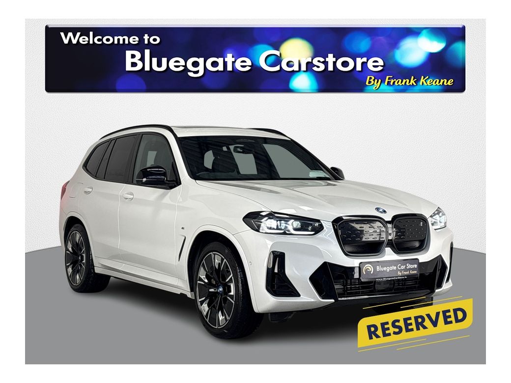 Image for 2023 BMW iX3 M SPORT PRO**HEATED MULTIFUNCTIONAL STEERING WHEEL**BLACK LEATHER INTERIOR**FRONT HEATED ELECTRIC MEMORY SEATS**TOUCH SCREEN INFOTAINMENT**REVERSE CAMERA**APPLE CARPLAY**ELECTRIC TAILGATE**