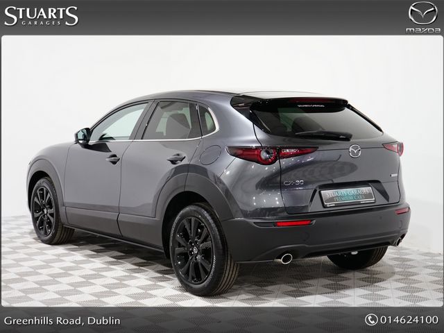 Image for 2023 Mazda CX-30 2.0P M-HYBRID HOMURA AUTO*ELECTRIC TAILGATE, KEYLESS, HEADS UP, NAV, TRAFFIC SIGN RECOGNITION, REAR CAMERA, ADAP CRUISE, LANE DEPARTURE, HEATED SEATS, DUAL CLIMATE, BLIND SPOT DETECTION, PRIVACY 