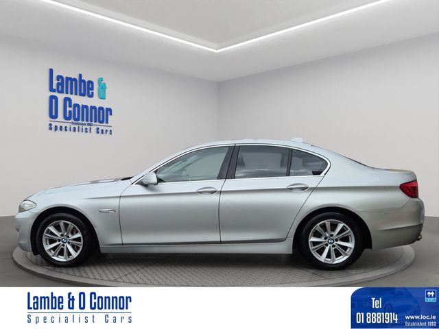Image for 2010 BMW 5 Series 525D SE AUTO * SILVER MET / BLACK LEATHER * SERVICE HISTORY * 