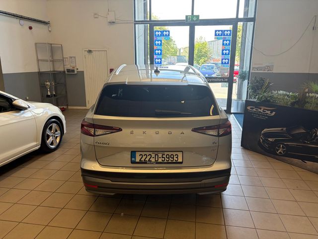 Image for 2022 Skoda Enyaq Fully Electric 80 SOH 95.3% IV 5DR Auto. New NCT 2 Keys, Alloy Wheels, Half Leather, Heated Seats, Reverse Camera, Mirror Link, Folding Rear Seats, Sat Nav, Luggage Cover, MFSW, and more