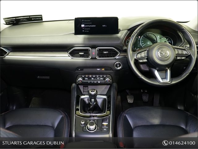 Image for 2021 Mazda CX-5 2WD 2.2D (150PS) GT Sport IPM3*@ MAZDA SOUTH DUBLIN, MAZDA CX-5 2WD 2.2D (150ps) GT SPORT*POLYMETAL GREY WITH BLACK LEATHER, SUNROOF, BOSE, APPLE CAR PLAY / ANDROID AUTO, 19" CHROME ALLOYS, HEATE